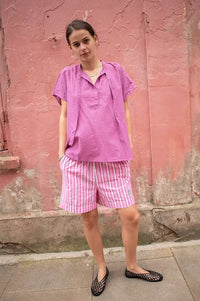 Tanavana Ivy Plains Pink Blouse - The Mercantile London