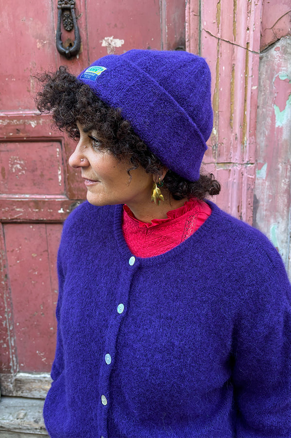 American Vintage Vitow Aubergine Beanie