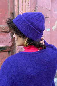 American Vintage Vitow Aubergine Beanie