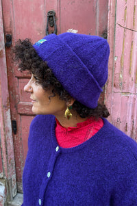 American Vintage Vitow Aubergine Beanie