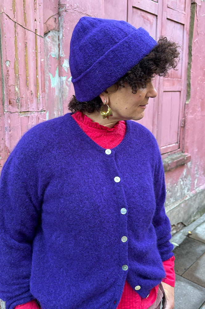 American Vintage Vitow Aubergine Beanie