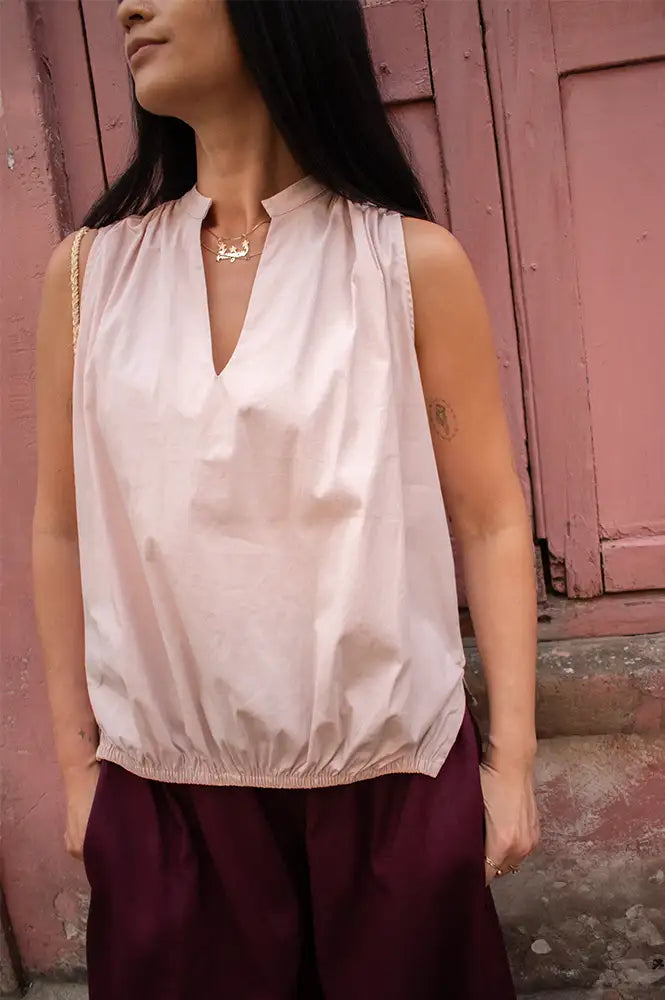 Rabens Saloner Ingebord Powder Pink Blouse