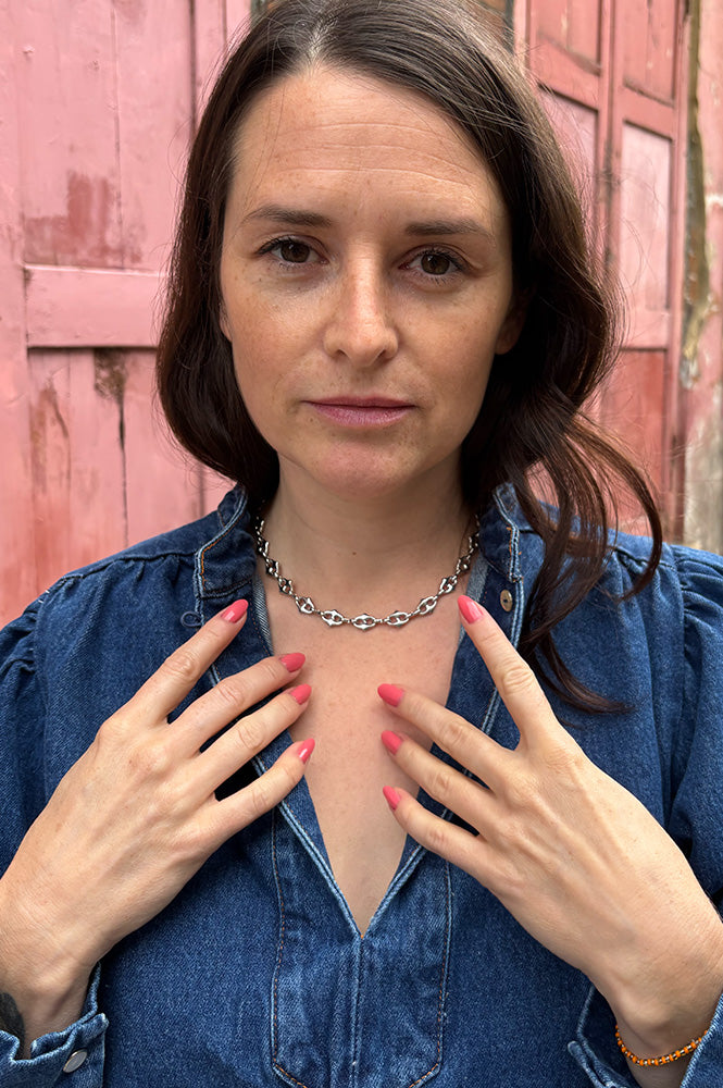 By Alona Rae Silver Necklace - The Mercantile London