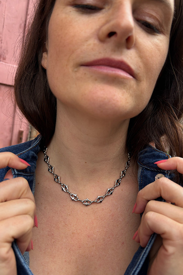 By Alona Rae Silver Necklace - The Mercantile London