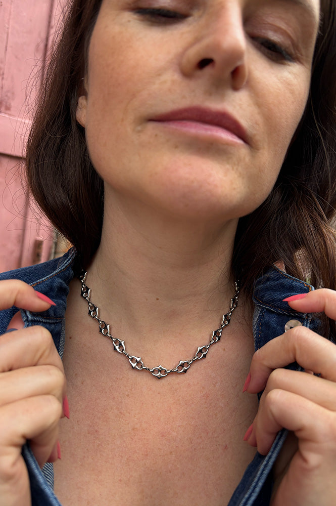 By Alona Rae Silver Necklace - The Mercantile London