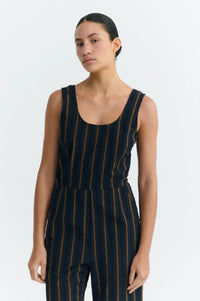 Thinking Mu Raflesia Seersucker Jumpsuit - The Mercantile London