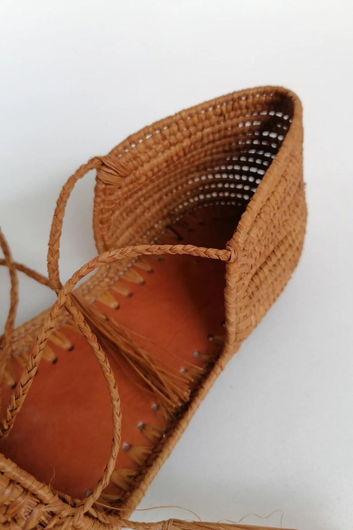 Raffia Handmade Brown Sandals - The Mercantile London