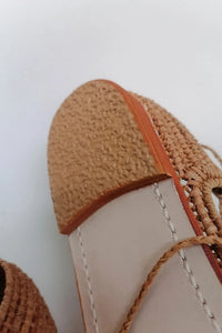 Raffia Handmade Brown Sandals - The Mercantile London