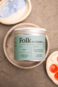 FieldDay Rain Folk Tin Candle - The Mercantile London