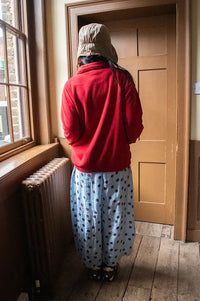 Kappy Red Fleece Bomber Jacket