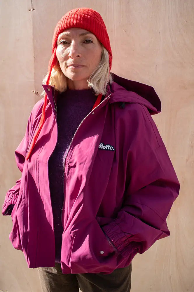 Flotte Garance Raspberry Waterproof Jacket