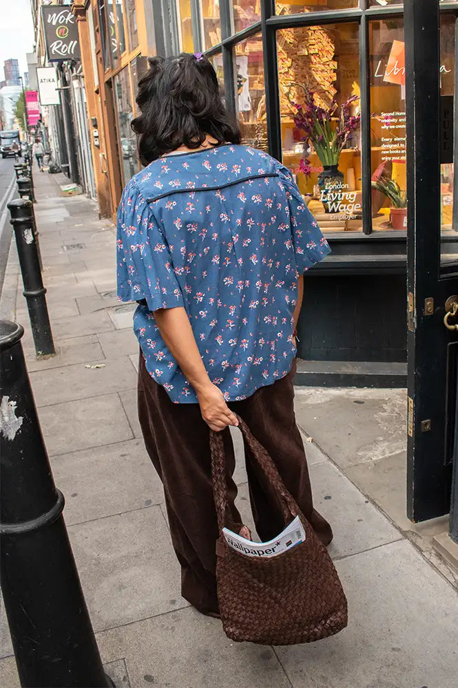 Habiba Rebecca Butterfly Sapphire Shirt