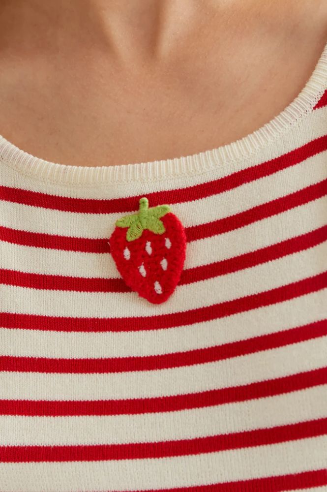 Compania Fantastica Red & White Stripe Top - The Mercantile London