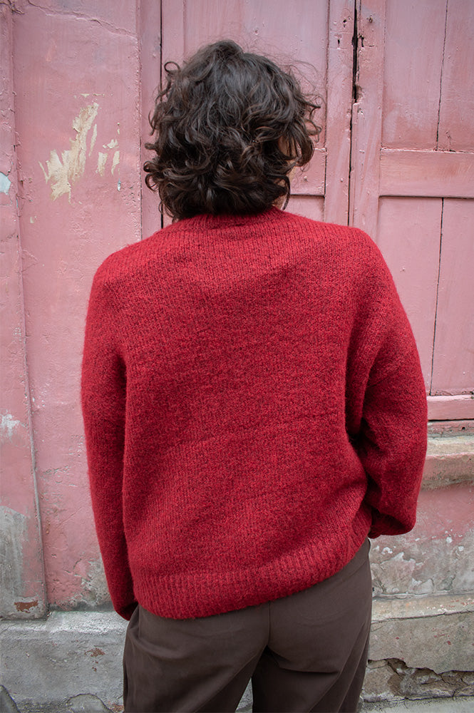 Object Saggia Karanda Red Jumper - The Mercantile London