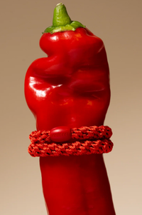 KKNEKKI Clear Red Hair Tie - The Mercantile London
