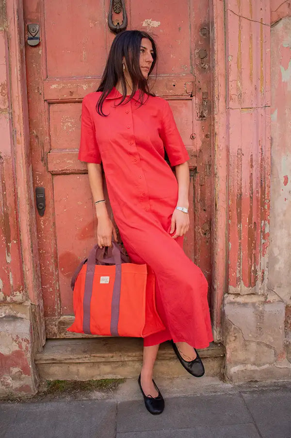 Thinking Mu Gianna Clavel Hemp Dress - The Mercantile London
