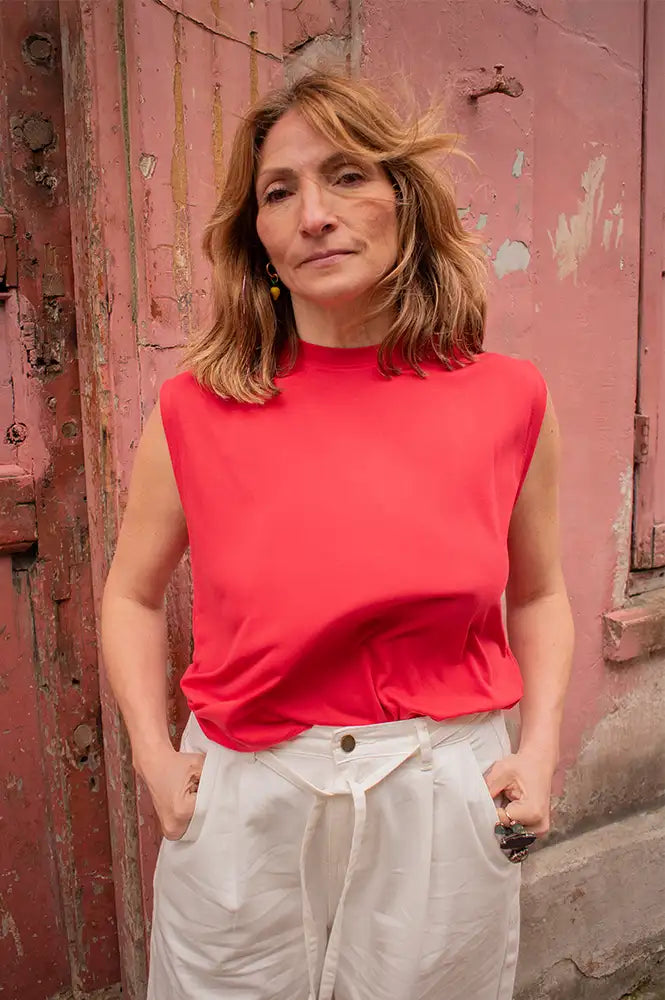 Grace & Mila Rimbaud Fuchsia T-Shirt - The Mercantile London