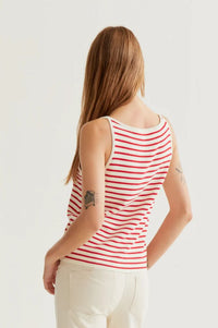 Compania Fantastica Red & White Stripe Top - The Mercantile London