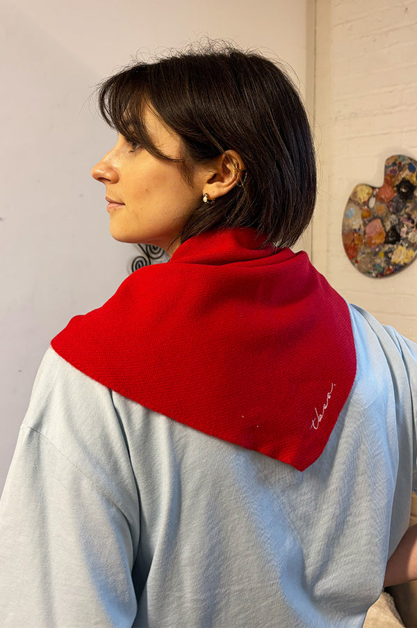 TBCo Red Triangle Scarf - The Mercantile London