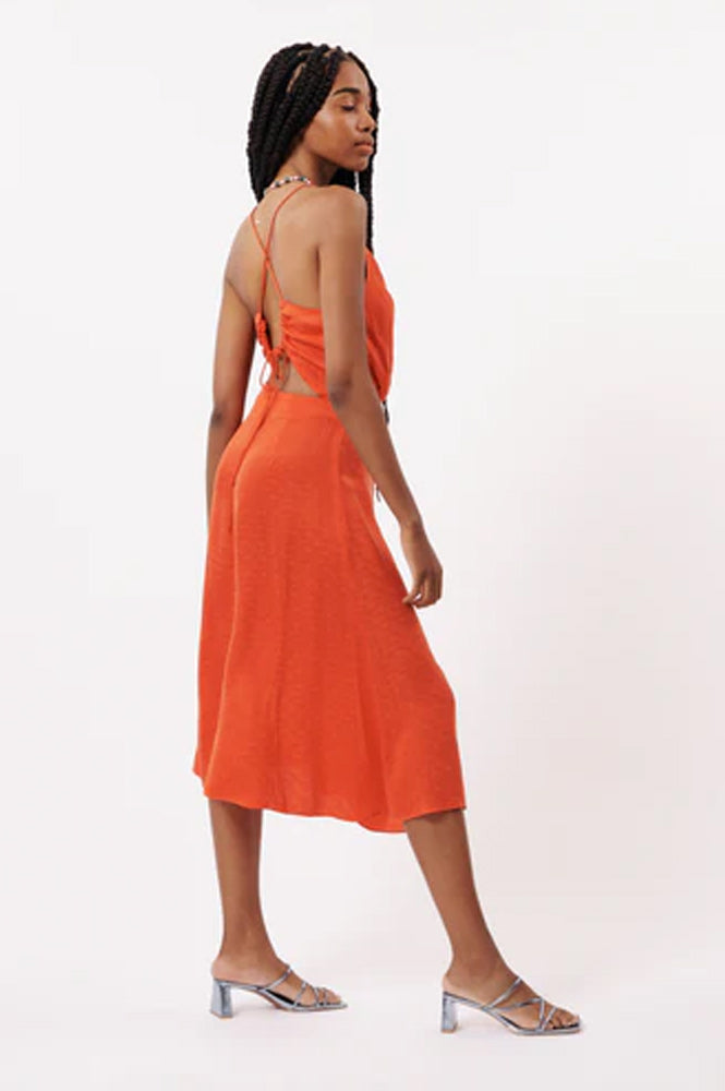 FRNCH Valia Red Dress - The Mercantile London