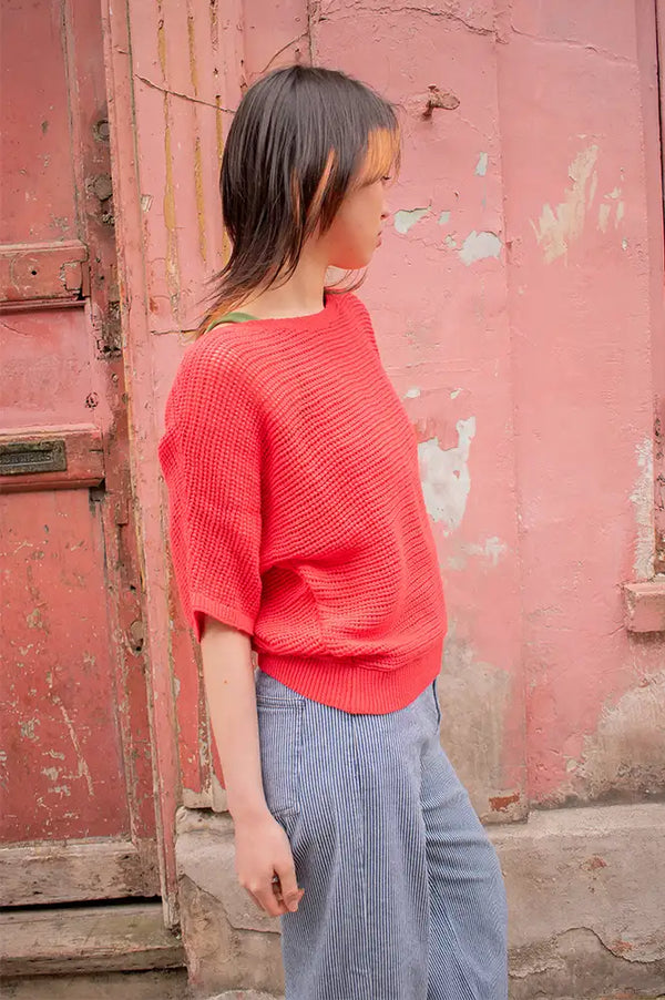 Numph Erikka Cayenne Knitted Jumper - The Mercantile London