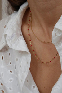 and danu Sand Red Necklace