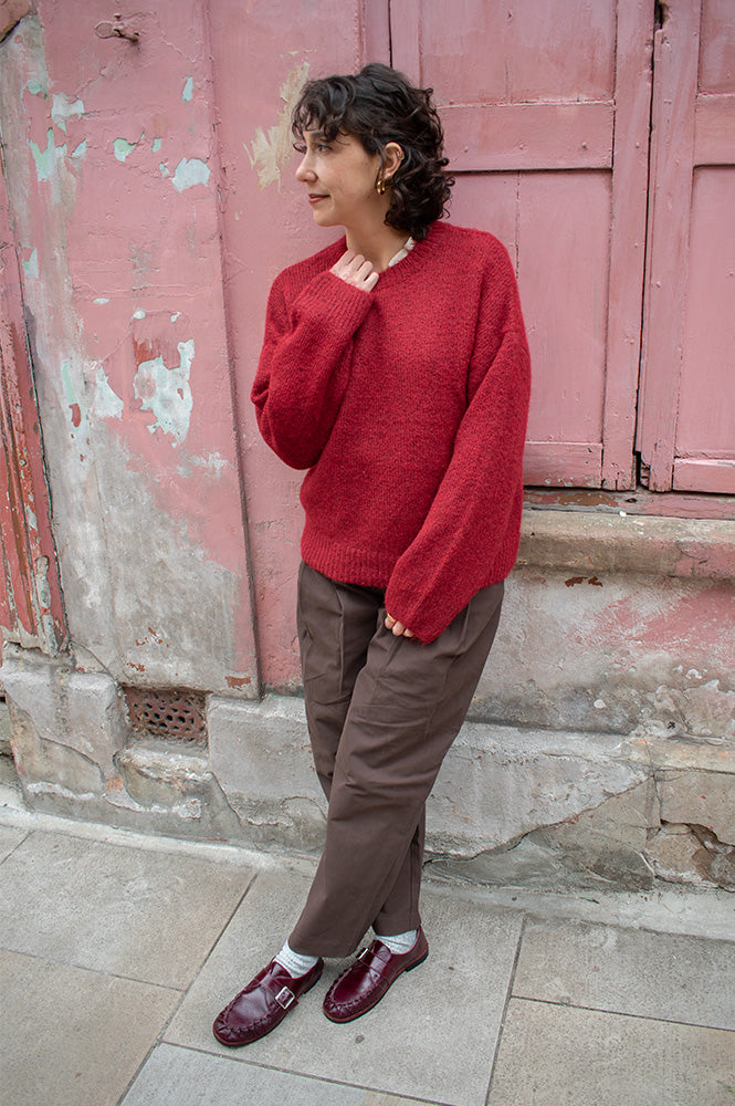 Object Saggia Karanda Red Jumper - The Mercantile London
