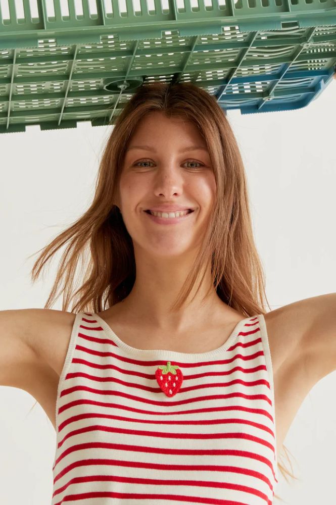 Compania Fantastica Red & White Stripe Top - The Mercantile London