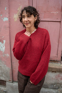 Object Saggia Karanda Red Jumper - The Mercantile London