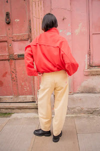 Komodo Koko Coral Tencel Linen Jacket - The Mercantile London