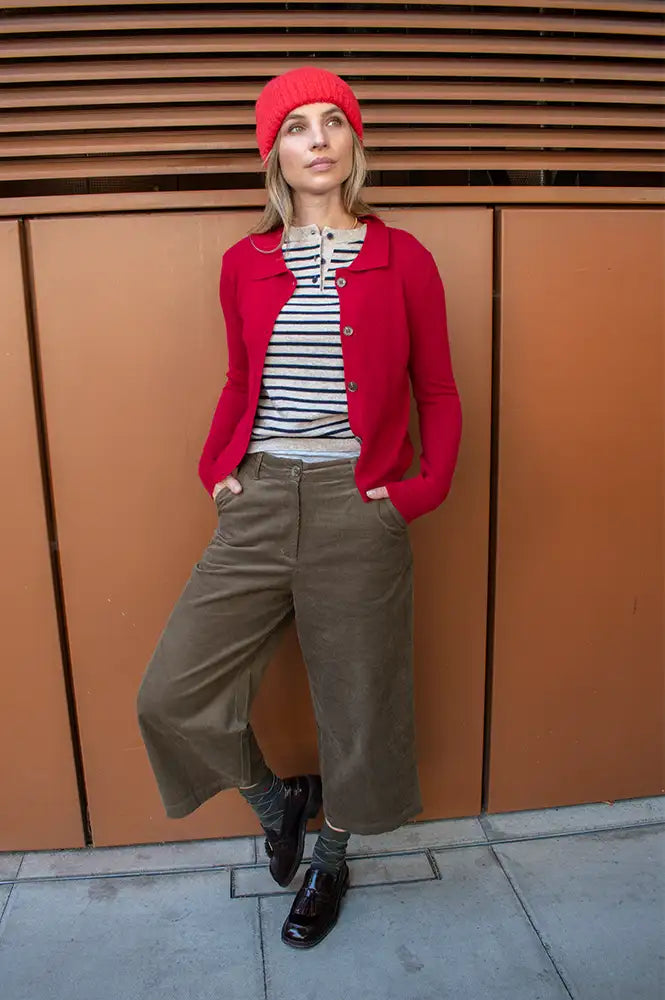 Artlove Ginger Red Cardigan