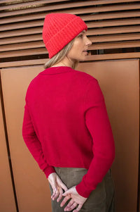 Artlove Ginger Red Cardigan