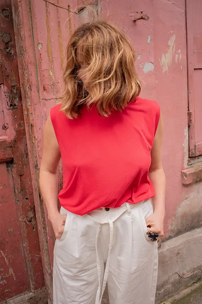 Grace & Mila Rimbaud Fuchsia T-Shirt - The Mercantile London