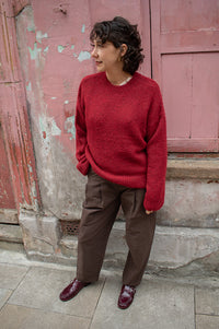 Object Saggia Karanda Red Jumper - The Mercantile London