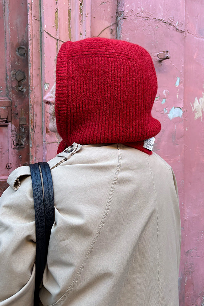 Mercantile Burgundy Scarf Tie Bonnet
