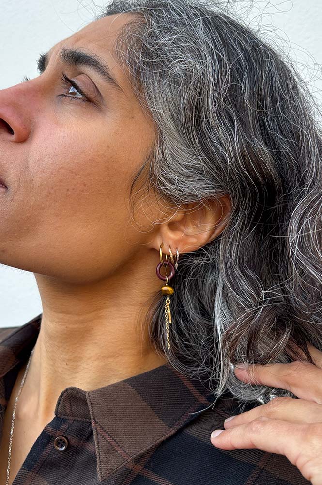 Sessùn Toti Coffea Doré Earrings - The Mercantile London