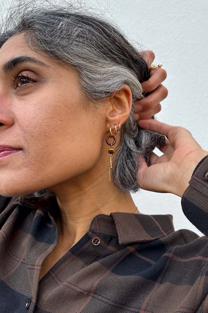 Sessùn Toti Coffea Doré Earrings - The Mercantile London