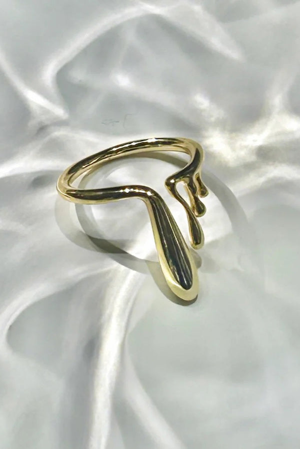 Reflection Stalactite Gold Ring - The Mercantile London