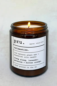 Pru Relaxation Candle - The Mercantile London
