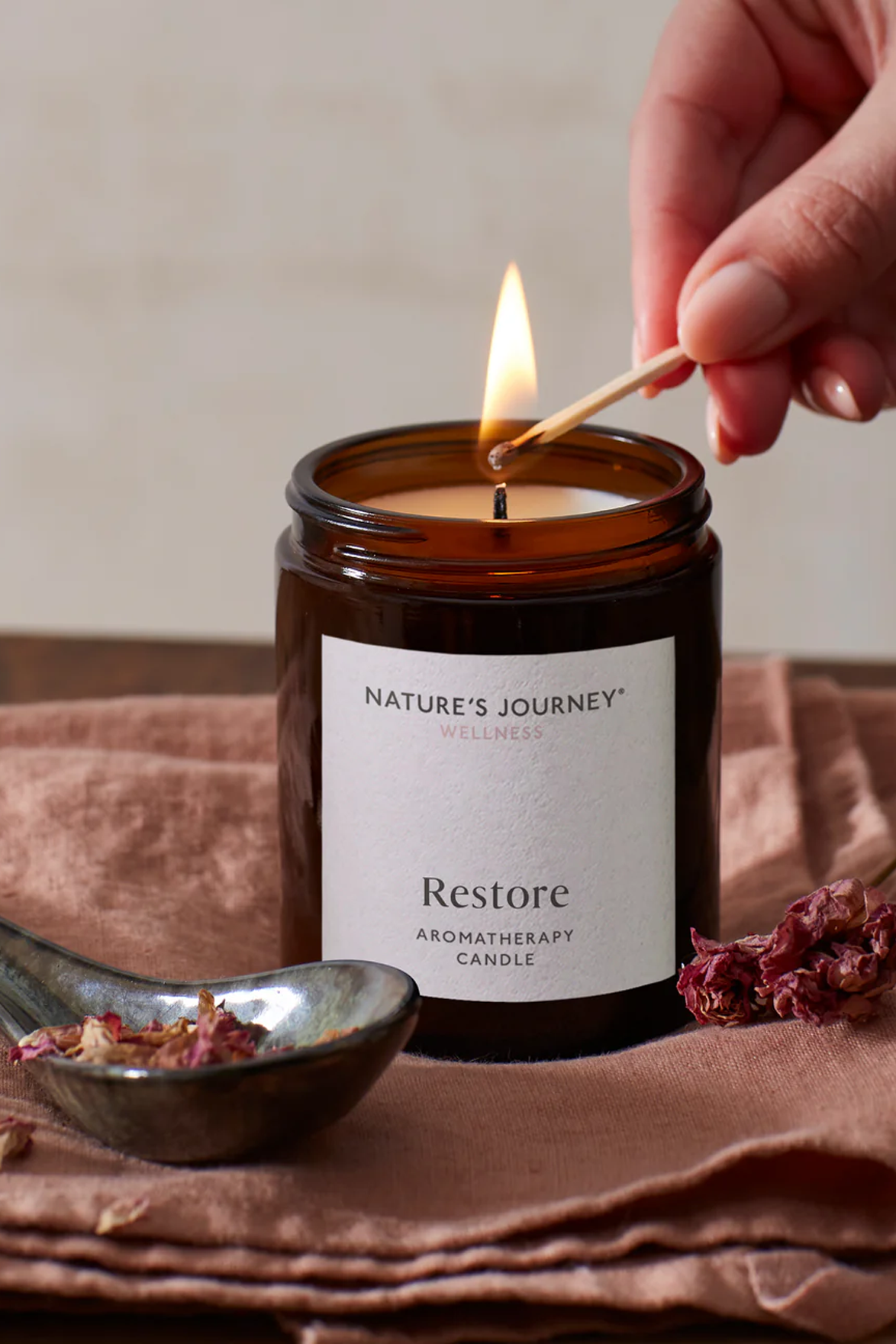 Nature's Journey Restore Candle - The Mercantile London