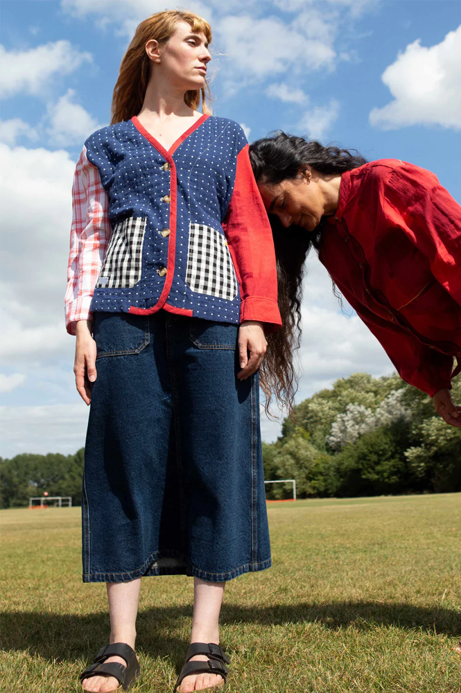 L.F. Markey Reuben Patchwork Jacket - The Mercantile London