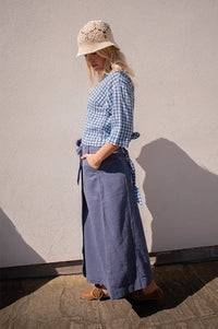 Atelier Rêve Kunis Indigo Wash Skirt - The Mercantile London