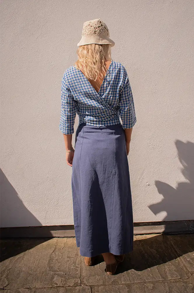 Atelier Rêve Kunis Indigo Wash Skirt - The Mercantile London