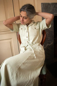 Atelier Rêve Kunis Celadon Green Dress - The Mercantile London