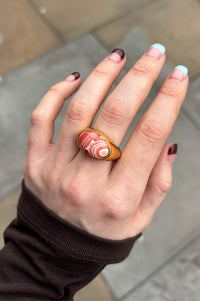 Shyla Serifos Rhodochrosite Ring