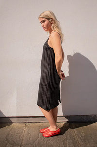 Rita Row Trena Black Stripe Dress - The Mercantile London