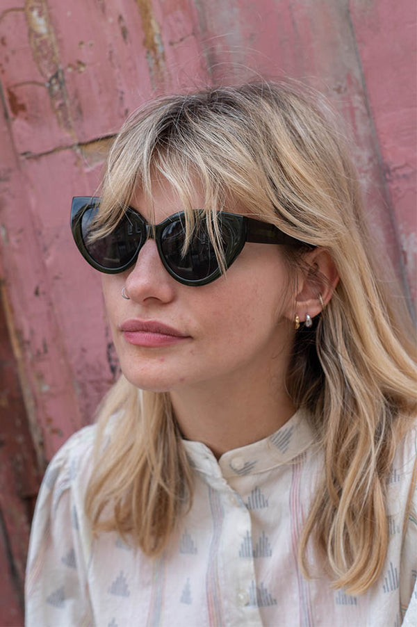 Eco Shades Rizzo Green Sunglasses - The Mercantile London