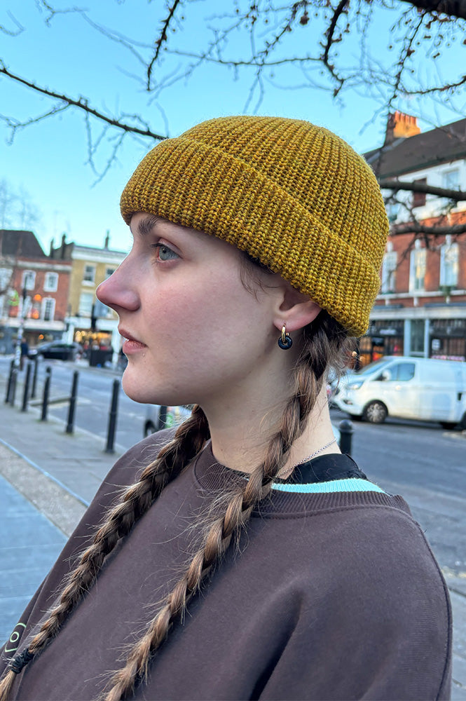 Rock + Ruby Walter Dark Honey Beanie