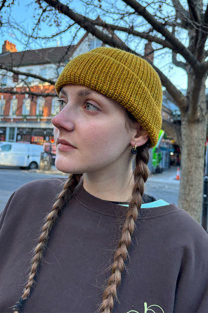 Rock + Ruby Walter Dark Honey Beanie