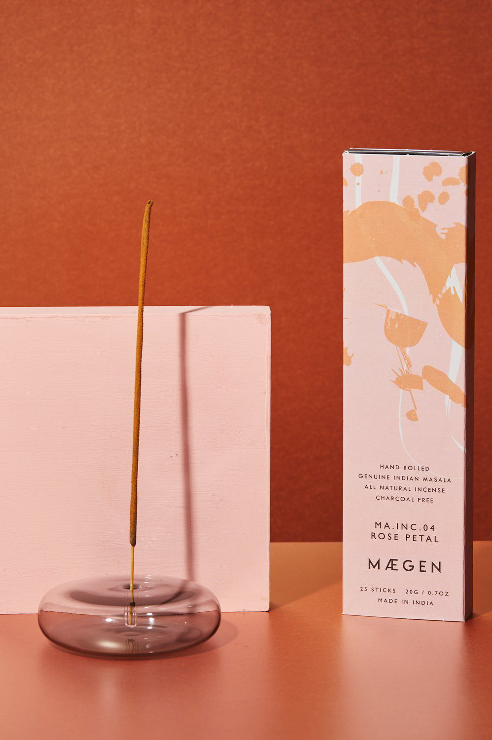 MÆGEN Rose Petal Incense Sticks - The Mercantile London